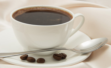 White coffee cup