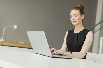 Young woman in the office