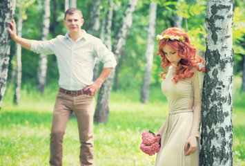 Fototapeta premium Happy wedding day