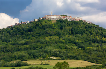 Village of Motovun in Istria