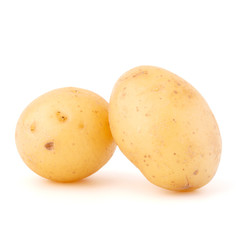 new potato tuber isolated on white background cutout