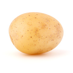 new potato tuber isolated on white background cutout