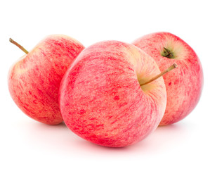 Red apple isolated on white background cutout