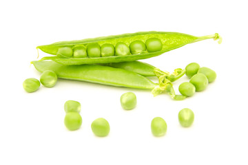 Pea pod isolated