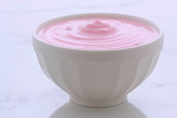 vintage greek strawberry yogurt