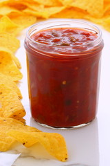 Hot salsa dip