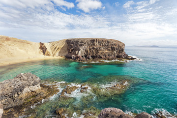 anzarote El Papagayo Playa Beach in Canary Islands