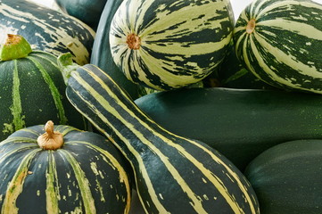 Assorted zucchini