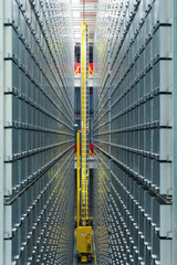 Modern library automated shelving system