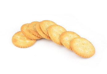 Cracker Isolated on White with Clipping Path