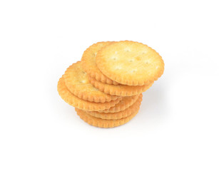 Cracker Isolated on White with Clipping Path