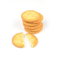 Cracker Isolated on White with Clipping Path