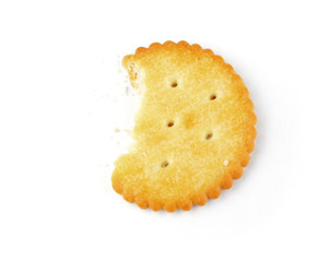 Cracker Isolated on White with Clipping Path