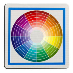 roue chromatique de 96 couleurs sur panneau