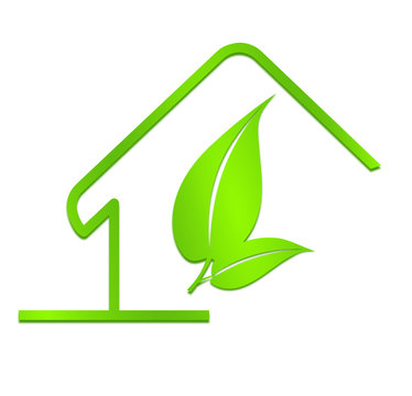 maison écologique verte de la maison