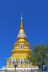 Fototapeta premium Pagoda in chiang rai province temple (Thailand)