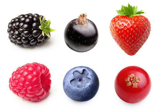 Summer berry fruits.