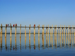 U Bein bridge, Amarapura, Myanmar
