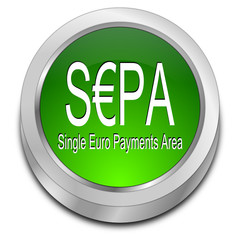 SEPA - Single Euro Payments Area - Button