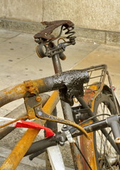 Burnt bicycle