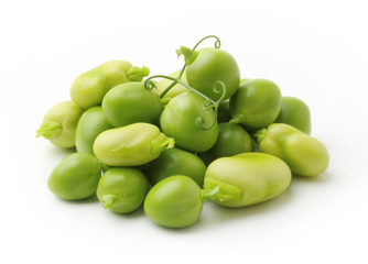 Green peas and beans