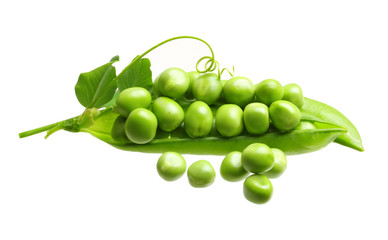 Pod of green peas
