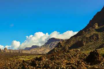 Vulkanlandschaft im Teide Nationalpark auf Teneriffa