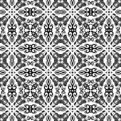Damask Vector Classic Pattern. Seamless Vintage Background