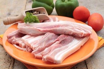 poitrine de porc