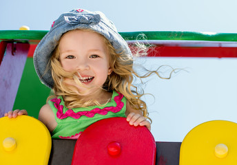 happy child having fun