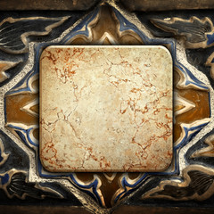 marble with ceramic background