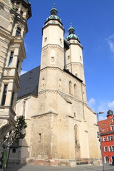 Obraz premium Kirche in Halle Saale