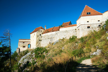 Medieval fortress in Rasnov, Transylvania, Brasov, Romania