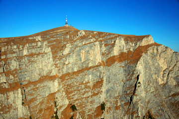 Mountain autumn landscape in Bucegi Mountains, Romania