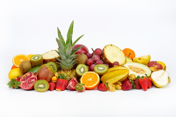 fresh tropical fruits