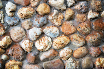 Texture of the stone wall for background