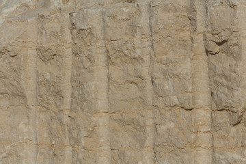Texture - light yellow sandstone, structure of stone.