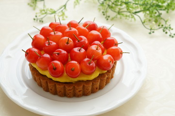 Cherry tart