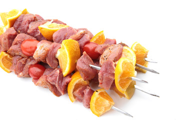 brochettes de canard