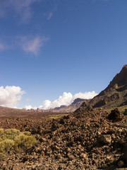 Wolken im Teide Nationalpark auf Teneriffa