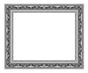 Picture Frame antique isolated on white background