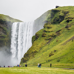 Chutes de skógafoss skóga skogafoss skoga skógarfoss skógar © Thierry Lubar