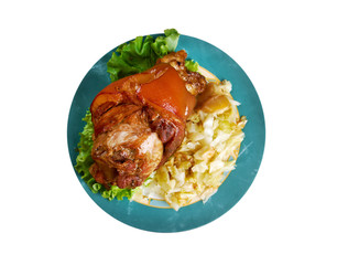 Bavarian  grilled knuckel of pork