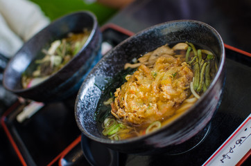 Japanese style noodle ramen set