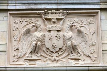 Valencay castle in the valley of Loire, France