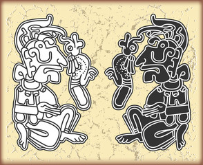 Ornament in style of the Maya