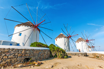 Famous Mykonos Windmills