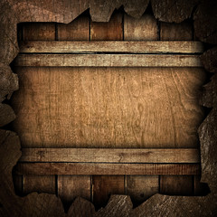 cracked wood background