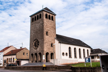 Obraz premium Kirche St.Salvador in St.Barbara