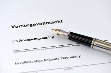 Vorsorgevollmacht, Vertretung, Geschäftsunfähigkeit, Betreuer